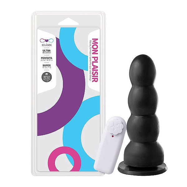 Plug Anal Vibro Externo 15,5 X 5cm Soulsex