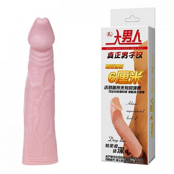 Capa Peniana Com Ponta Extensora De 7cm Vipmix