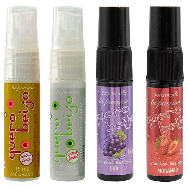 Quero Beijo Aromatizante Bucal Spray 15ml Sofisticatto