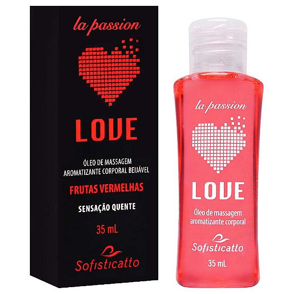 Love Hot óleo Beijável Massagem 30ml Sofisticatto