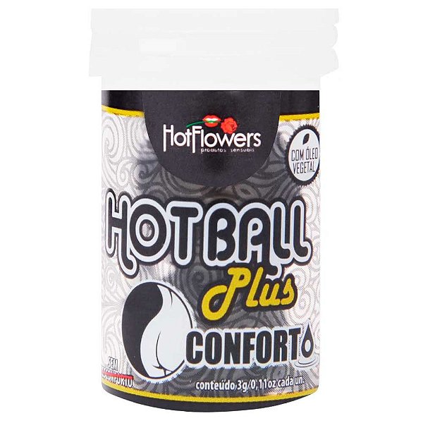 Conforto Bolinha Anestésica Hot Ball 2 Unidades Hot Flowers