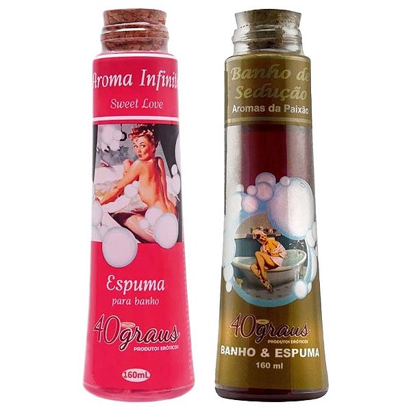 Espuma De Banho Aromática 160ml 40graus