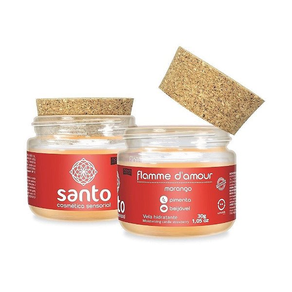 Vela Flamme D´amour Beijável 30g Santo