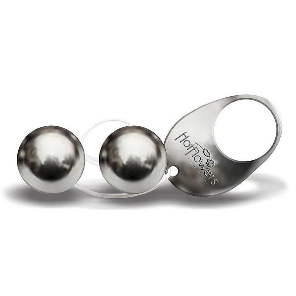 Bolinha Metal Cromada Pompoar 02 Unidades Hot Flowers