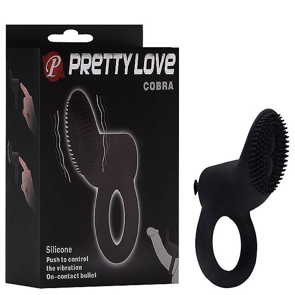 Anel Estimulador Vibrador Pretty Love Cobra Vipmix