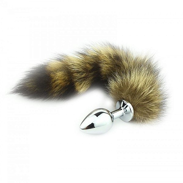 Plug Anal Em Metal De 7cm Com Cauda Vipmix