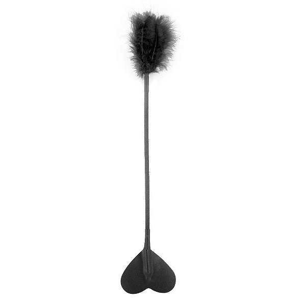 Chibata Coração Com Plumas 34cm Dominatrixxx