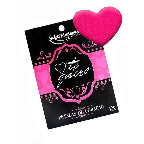Pétalas Coração Rosa 120 Unidades La Pimienta