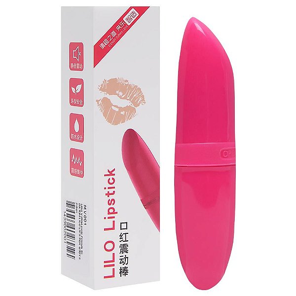 Mini Vibrador Formato Batom Lilo Lipstick Vipmix