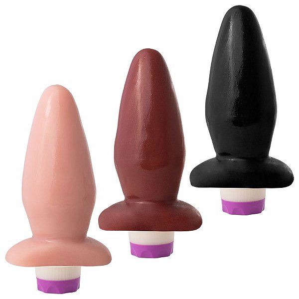 Plug Anal Vibro Interno 14 X 5,5cm Soulsex