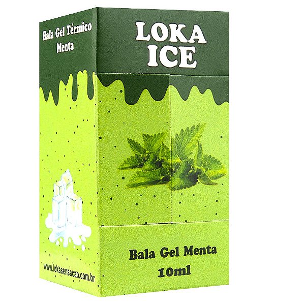 Loka Ice Bala Gel Comestível 8ml Loka Sensação