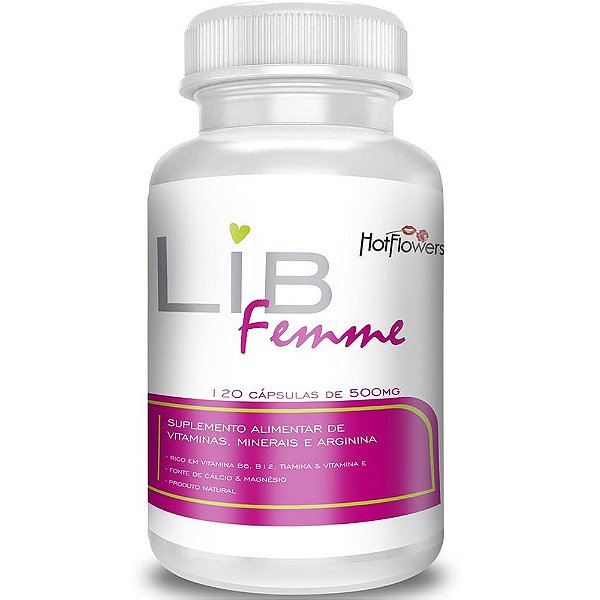 Libfemme Suplemento Vitamínico 120 Cápsulas Hot Flowers
