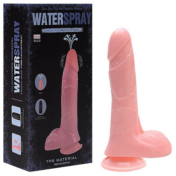 Pênis Realístico Ejaculador Vibrador Ventosa Vipmix
