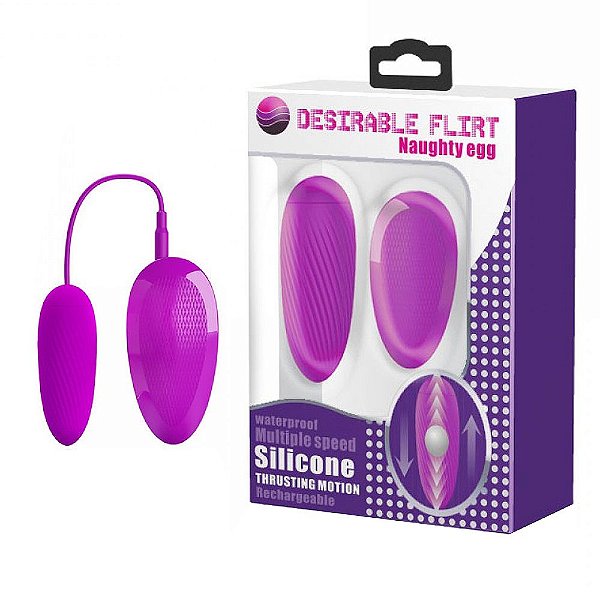 Cápsula Com Peso Interno Desirable Flirt Naughty Egg Vipmix