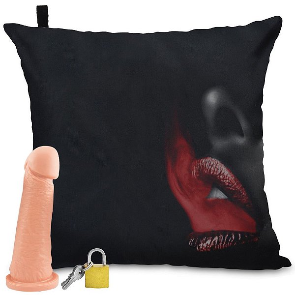 Almofada Boca Com Prótese Dominatrixxx