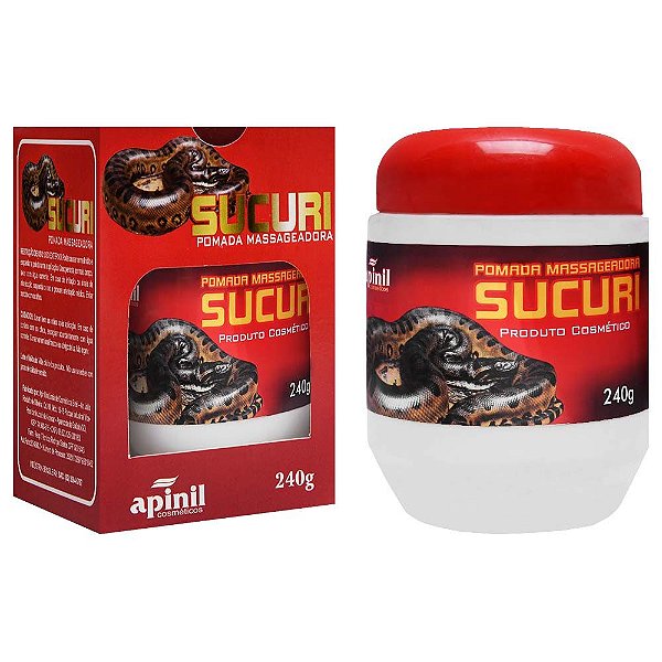 Sucuri Pomada Massageadora 240g Apinil