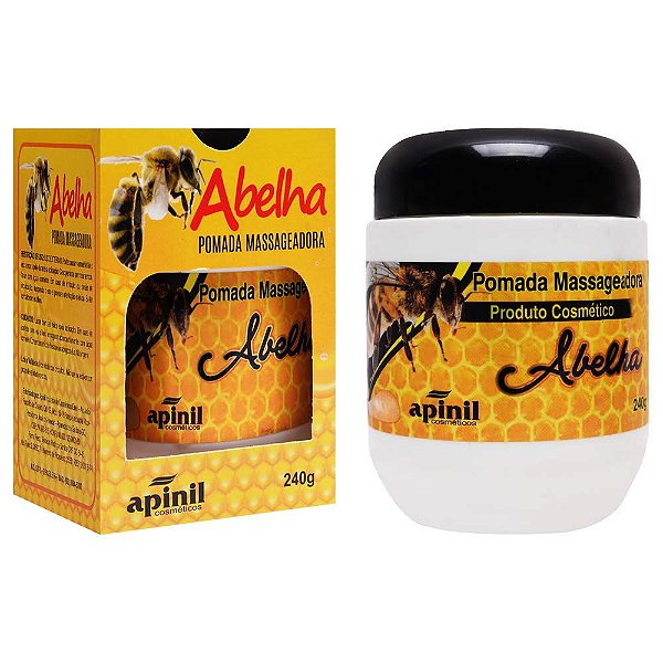 Abelha Pomada Massageadora 240g Apinil