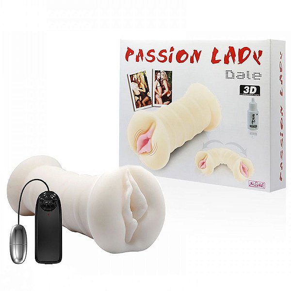 Masturbador Vagina Dupla Cyberskin Vibro Vipmix