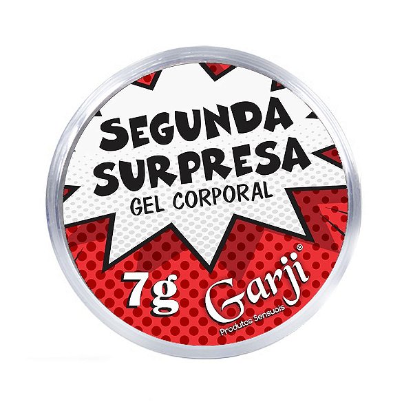 Segunda Surpresa Gel Excitante Unissex 7g Garji