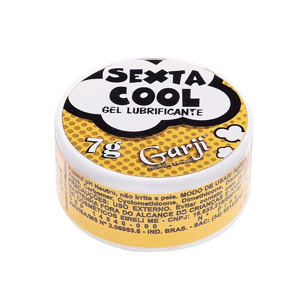 Sexta Cool Gel Anestésico Siliconado 7g Garji