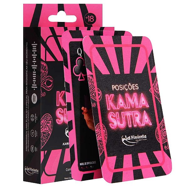 Baralho Posições Kama Sutra 54 Cartas La Pimienta