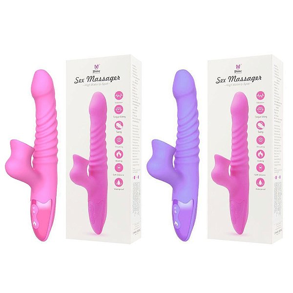 Vibrador Vai E Vem 7 Vibrações Sex Massager Dibe Vipmix
