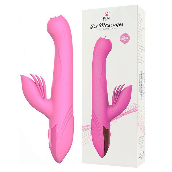 Vibrador Ponta Língua Movimenta Com Vibração Vipmix