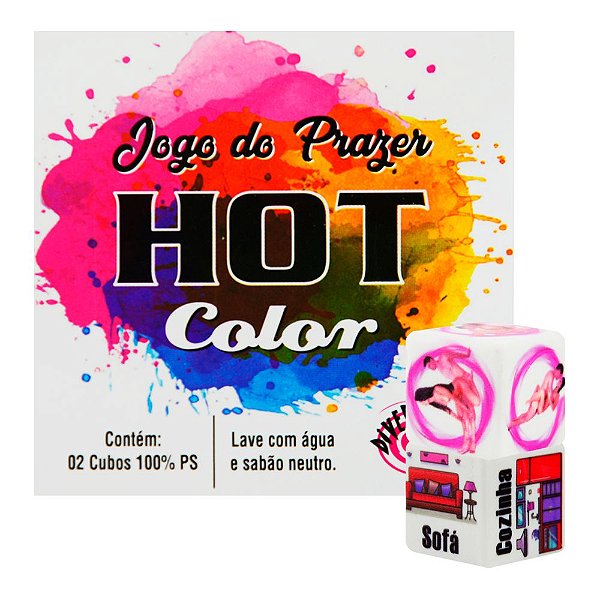 Dados Do Prazer Hétero Duplo Color Diversão Ao Cubo