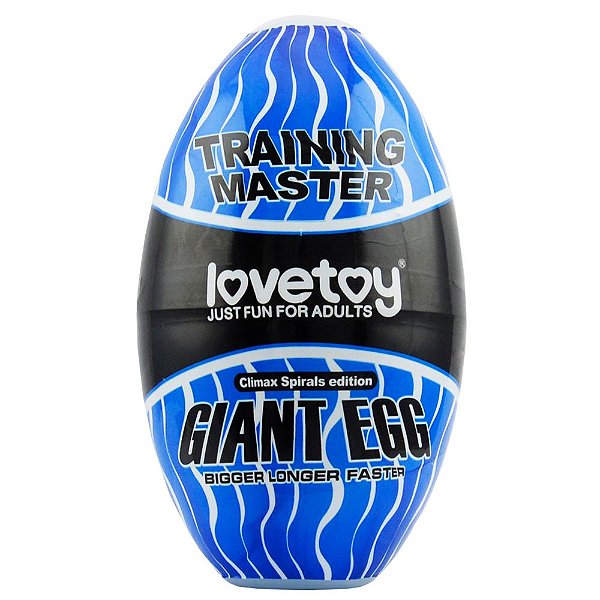 Big Egg Masturbador Ovo Gigante Spirals Sexy Import