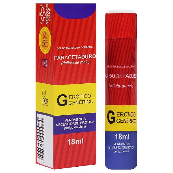 Paracetaduro Excitante Masculino 18ml Segred Love