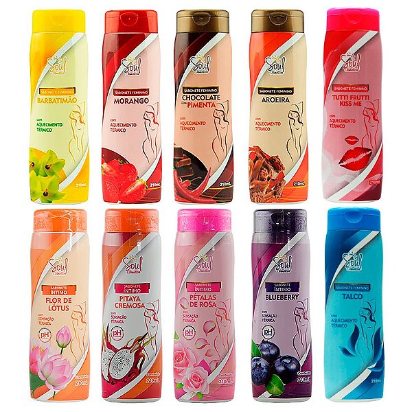 Sabonete Feminino Térmico Hot 200ml Soul