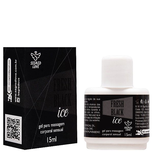 Fresh Black Ice Gel Unissex 15ml Segred Love
