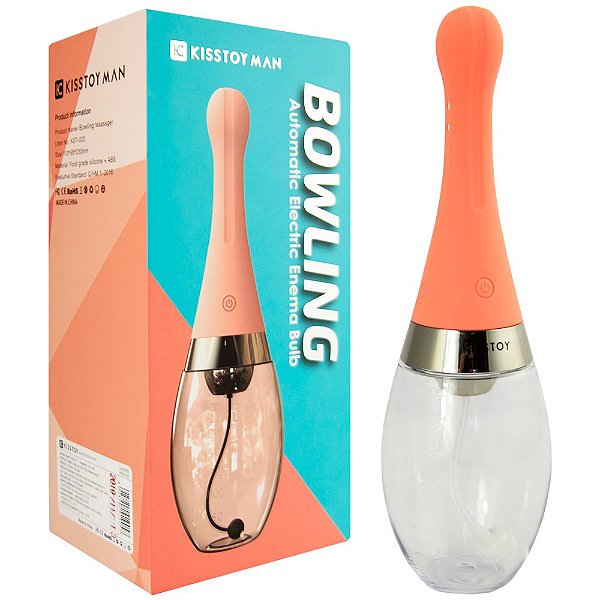 Massageador Luxo 3 Jatos De água Enema Bowling Kisstoy Vipmix