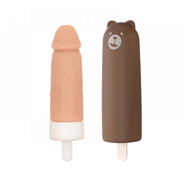 Vibrador Com Capa Protetora 10 Vibrações Mr Ted Kisstoy Vipmix