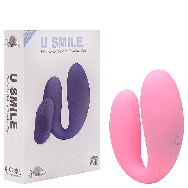 Vibrador Casal 10 Vibrações Wireless U Smile Vipmix