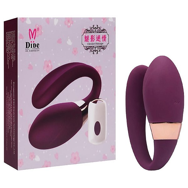 Vibrador Casal Wireless 7 Vibrações Recarregável Dibe Vipmix