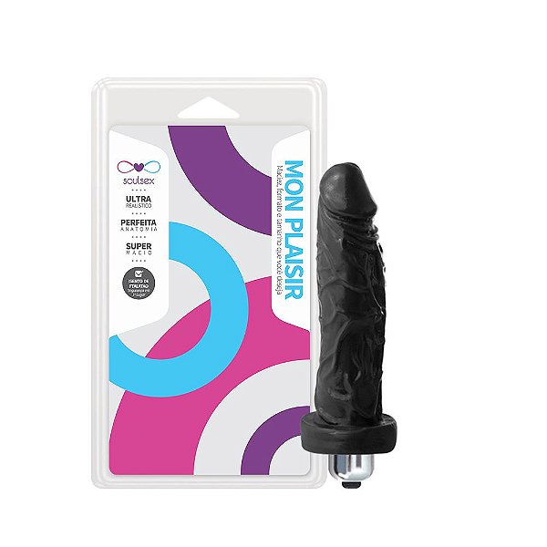 Prótese Vibrador Interno 13,5 X 3cm Soulsex