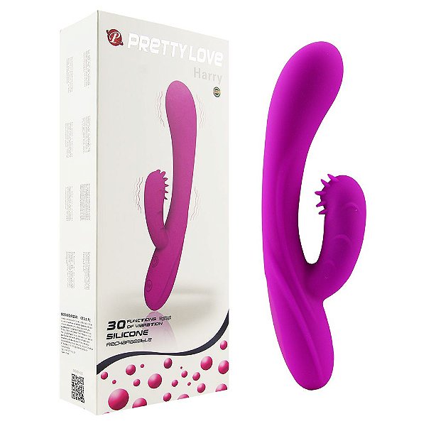 Vibrador Com Estimulador Clitoriano Pretty Love Harry Vipmix