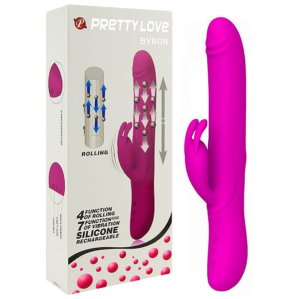 Vibrador Esferas Internas 7 Vibrações Pretty Love Byron Vipmix
