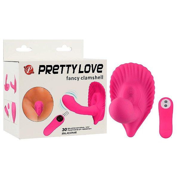 Vibrador Com Pênis 30 Vibrações Pretty Love Fancy Clamshell Vipmix