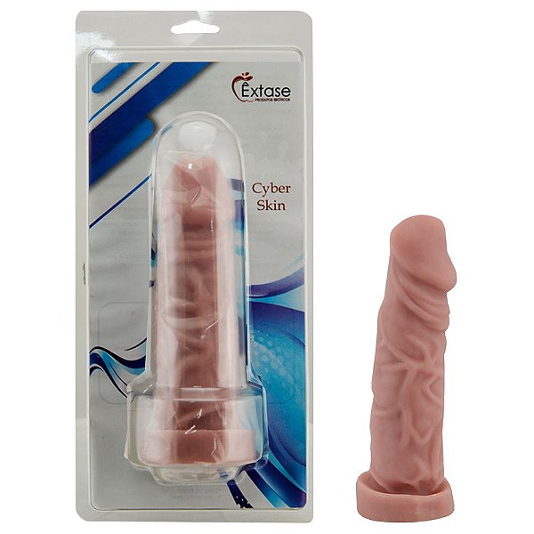 Capa Peniana Real Cyber Skin 15,5 X 4,5cm êxtase