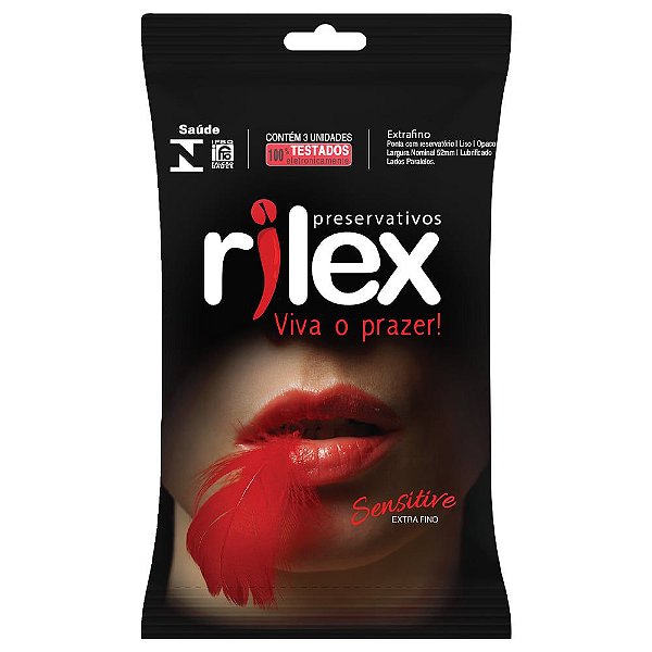 Preservativo Sensitive 03 Unidades Rilex