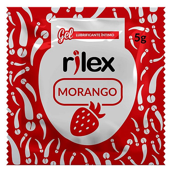 Sachê Lubrificante íntimo Morango 5g Rilex