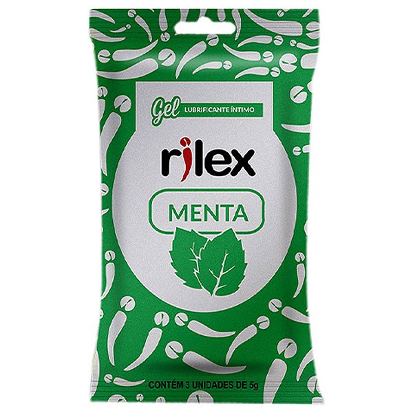 Gel Lubrificante íntimo Menta 03 Sachês Rilex