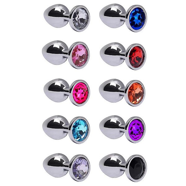 Plug Anal M Aço Brilhante Sexy Import