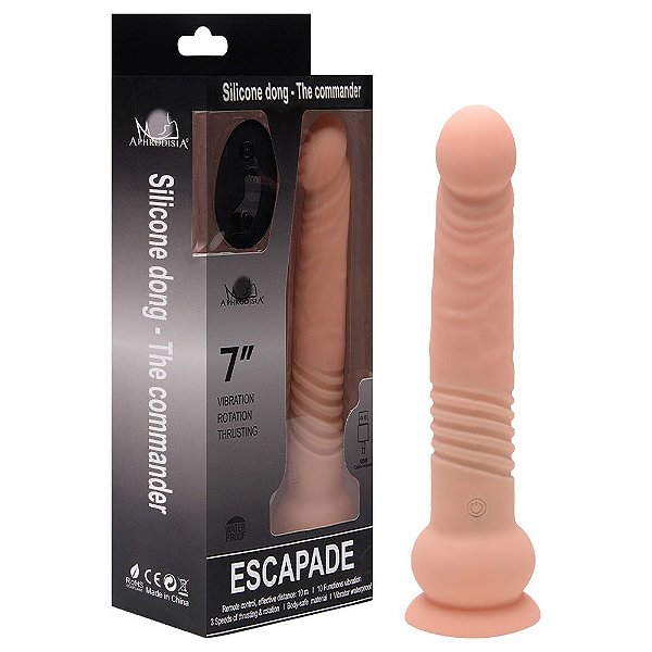 Vibrador Pênis Escapade Controle Remoto 10 Vibrações Vipmix