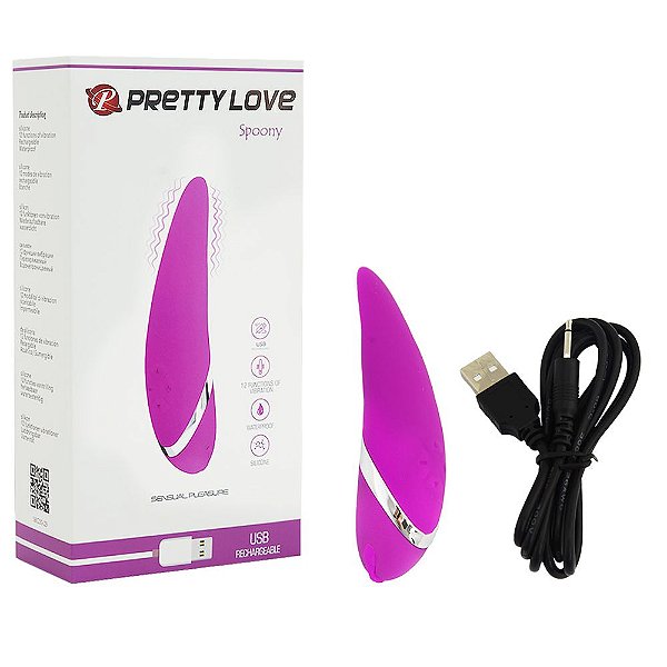 Vibrador 12 Velocidades Pretty Love Spoony