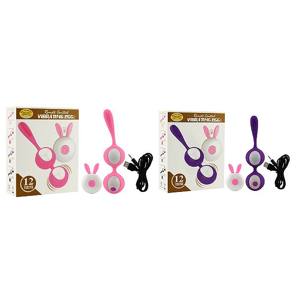 Bolas Ben-wa 10 Vibrações Pompoarismo Vipmix