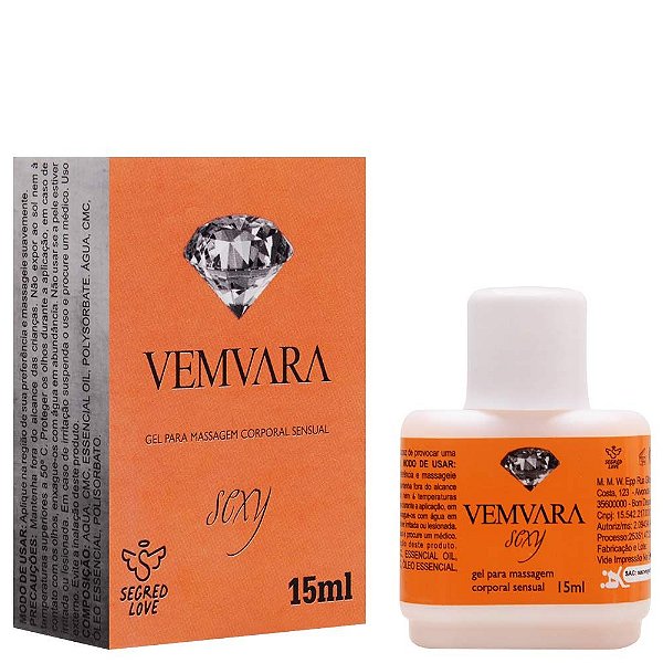 Vemvara Lubrificante Hot Ice 15ml Segred Love