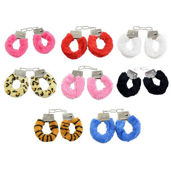 Algemas Do Amor Metal Com Pelúcia Sexy Import